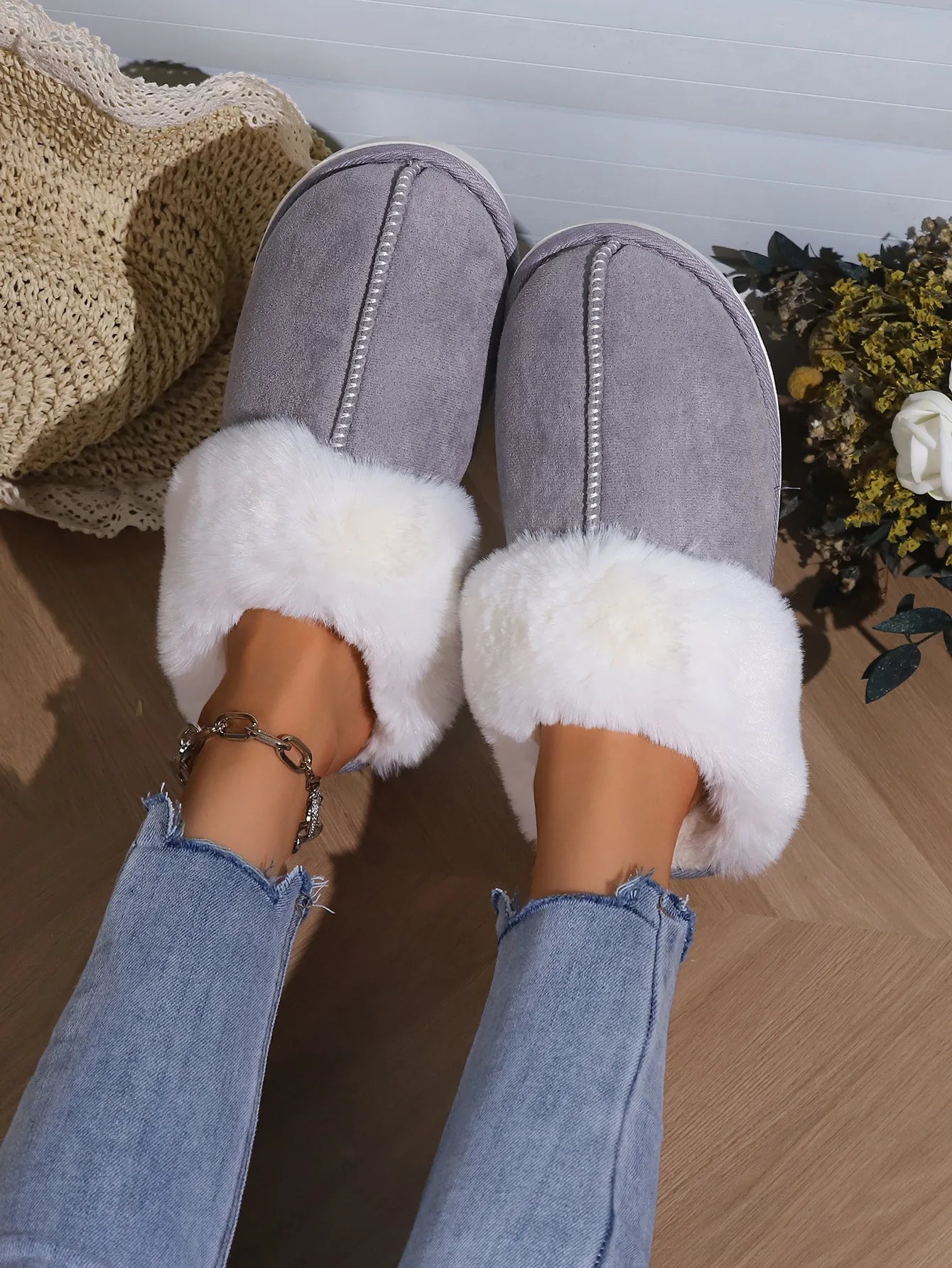 Women’s Slip-On Home Slippers | Comfortable