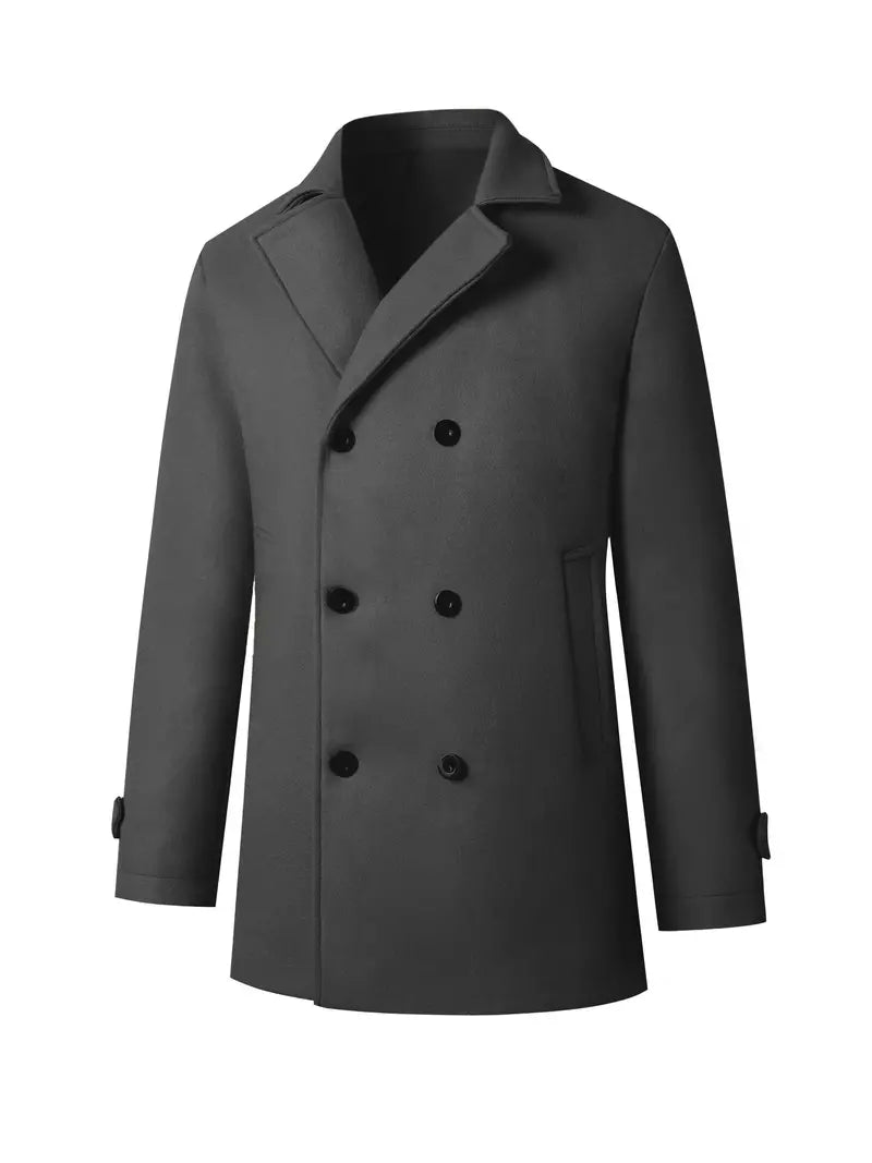 Old Money Elegante Trenchcoat Voor Heren