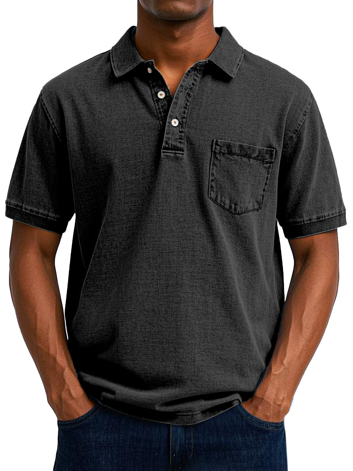 Nurozis | Lightweight Denim Polo for Summer