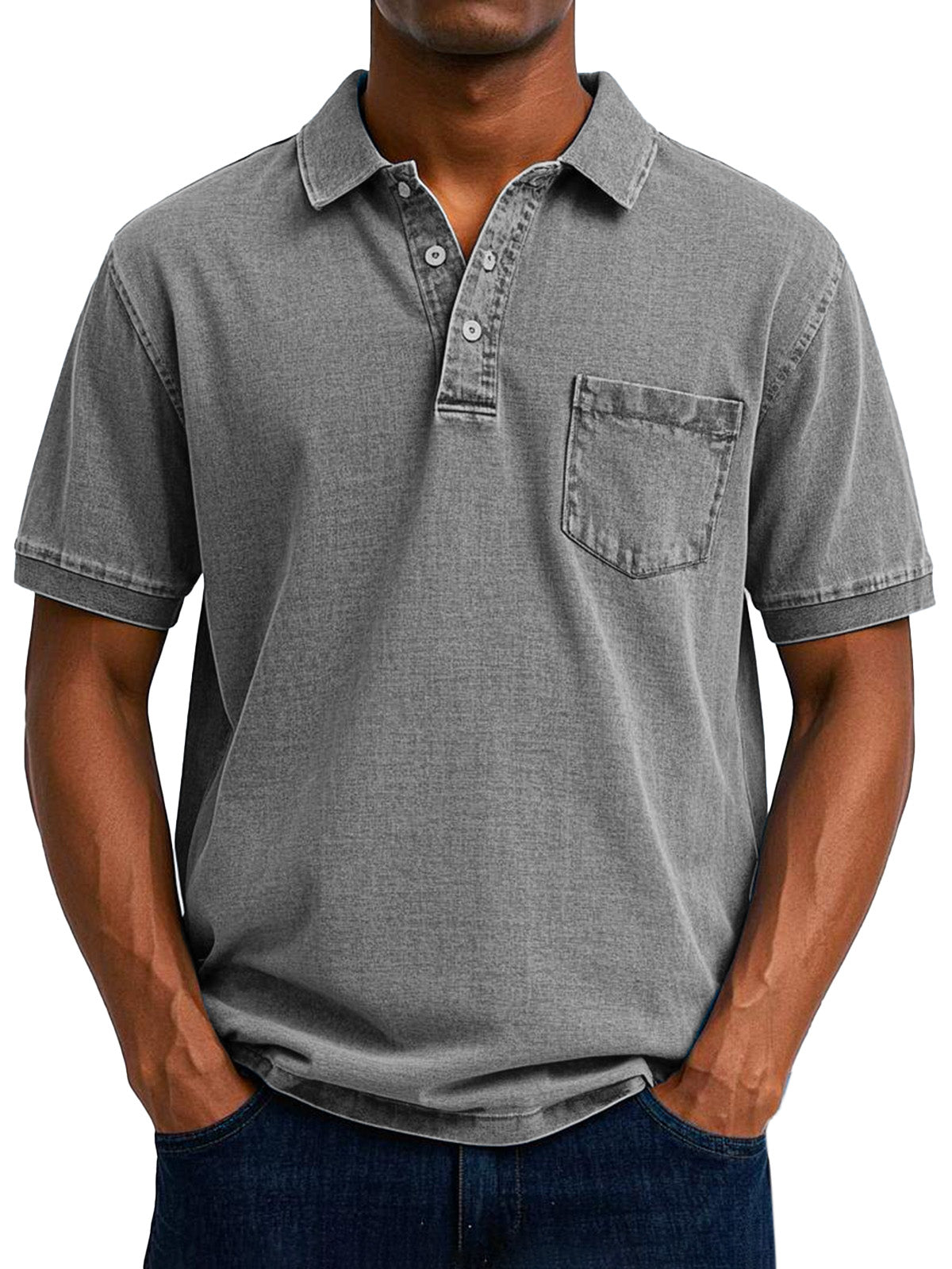 Nurozis | Lightweight Denim Polo for Summer