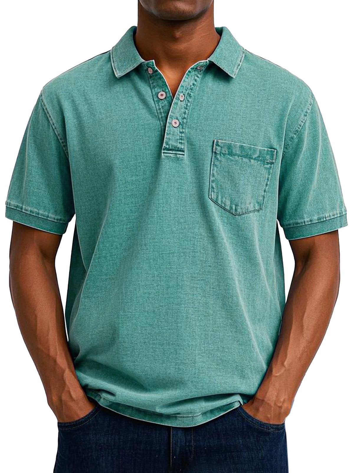 Nurozis | Lightweight Denim Polo for Summer
