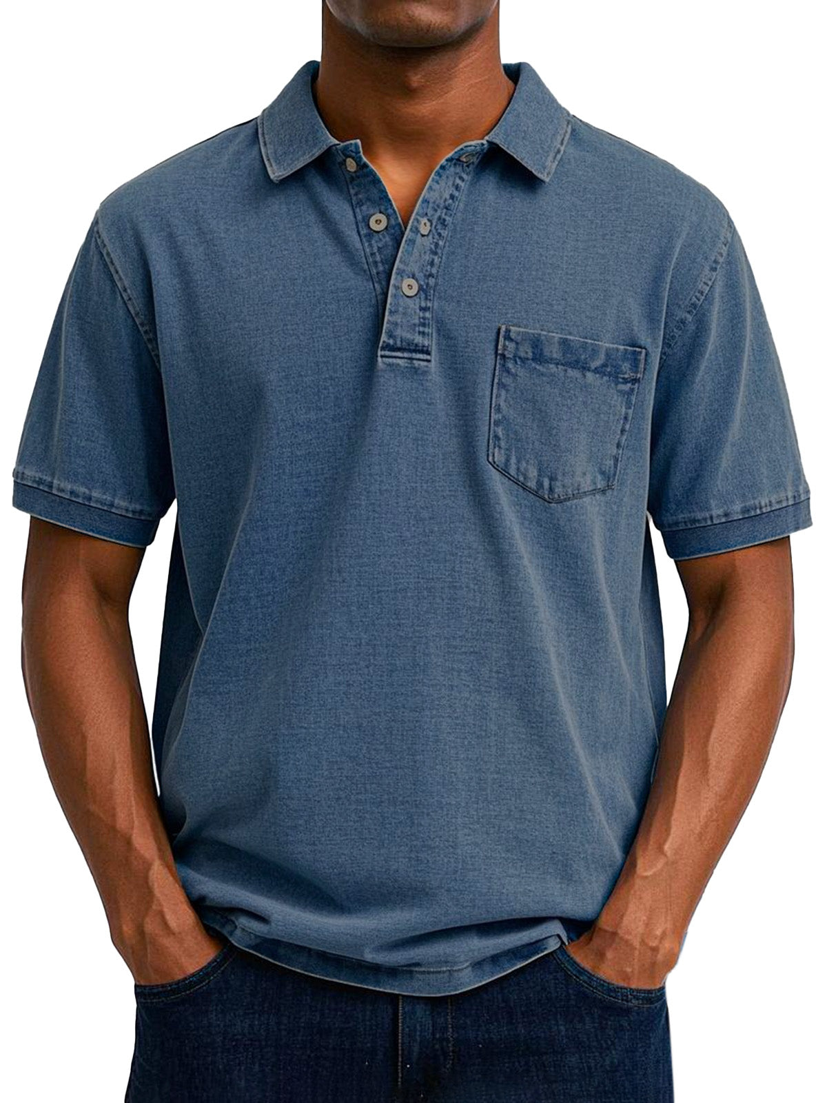 Nurozis | Lightweight Denim Polo for Summer