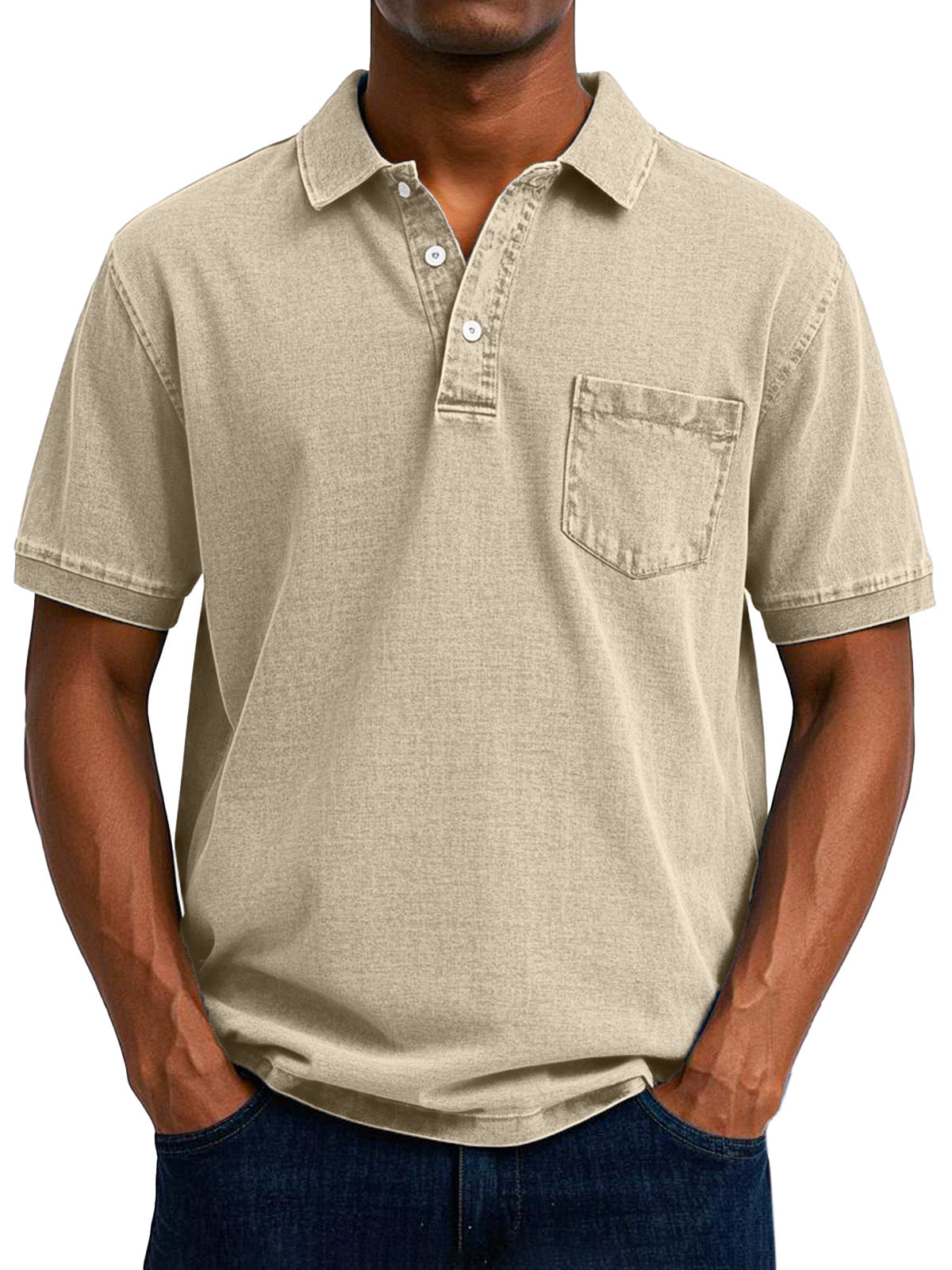Nurozis | Lightweight Denim Polo for Summer