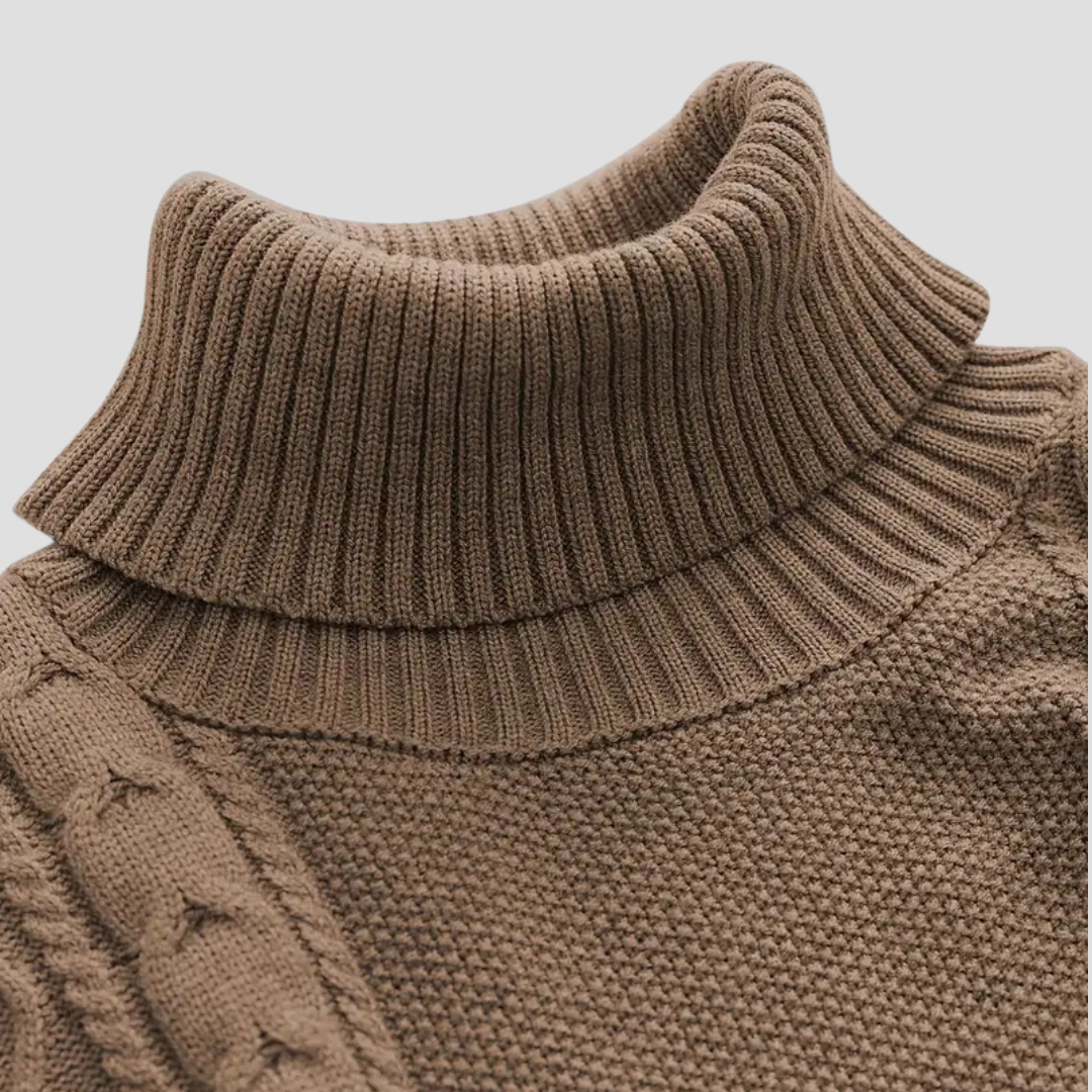 Nurozis | Knitted Turtleneck Sweater