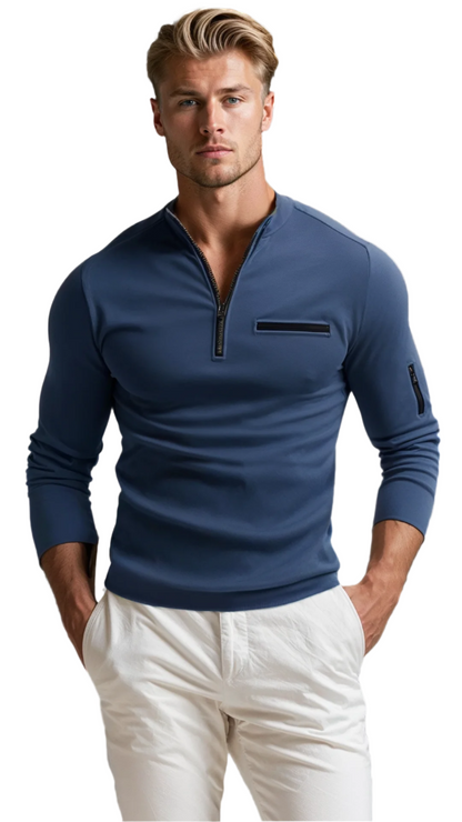 Gents |  Luxe Quarter-Zip Trui