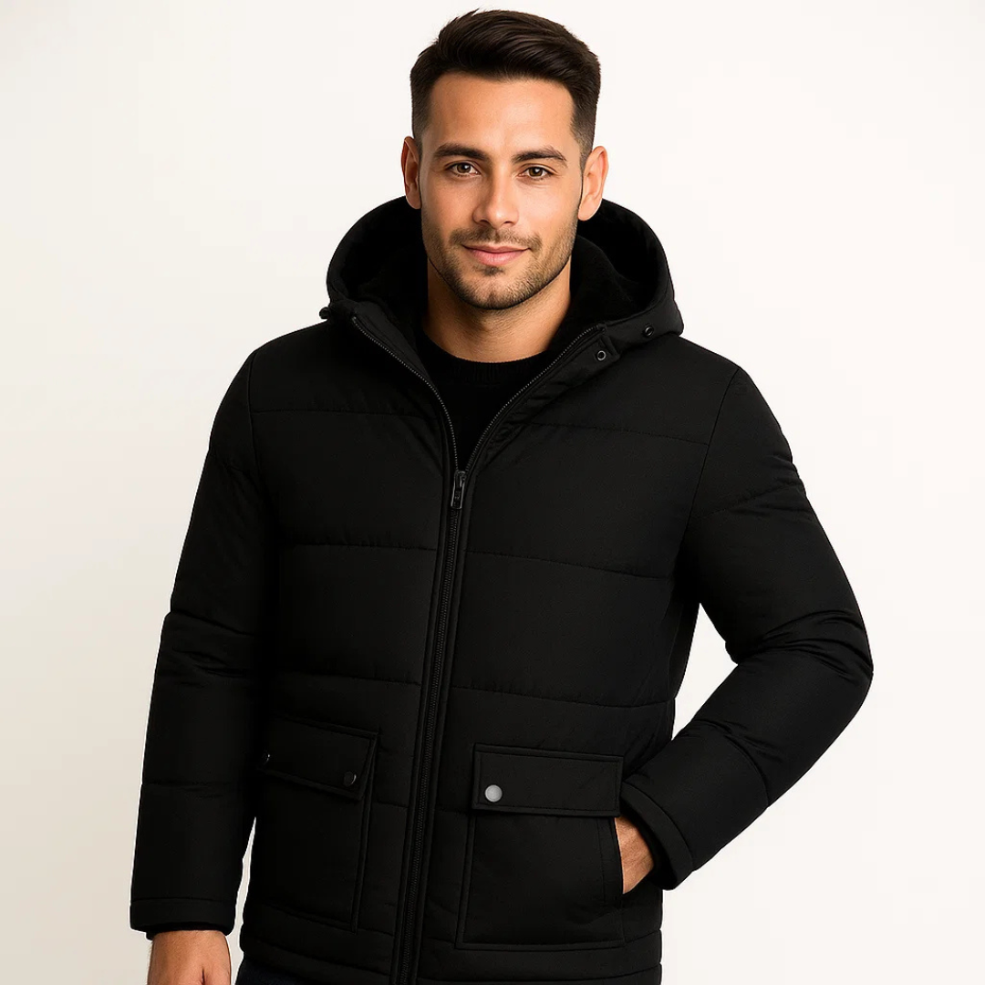 Men’s Hooded Puffer Coat | Trendy