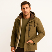 Men’s Hooded Parka Jacket | Warm