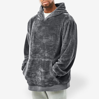 Heren Hoodie Fleece en Warm