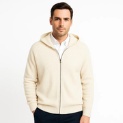 Men’s Knit Zip Hoodie | Stylish