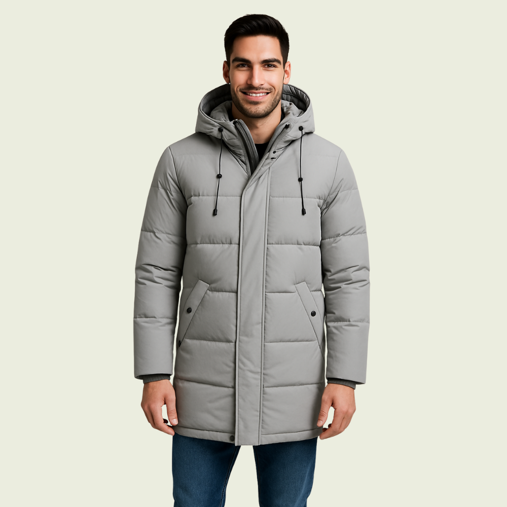 Men's Full Zip Puffer Jacket | Thermal