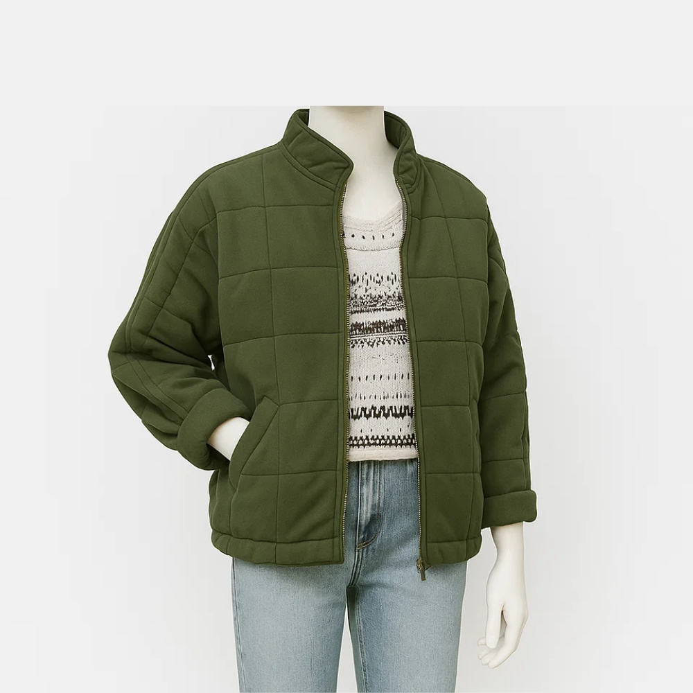 Women’s Boxy Quilted Coat | Outerwear