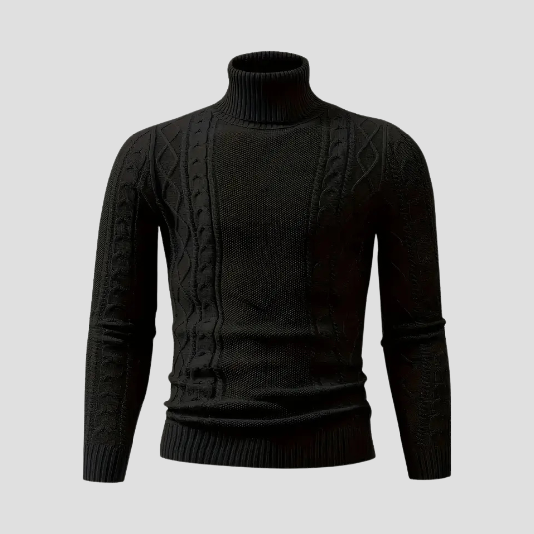 Nurozis | Knitted Turtleneck Sweater