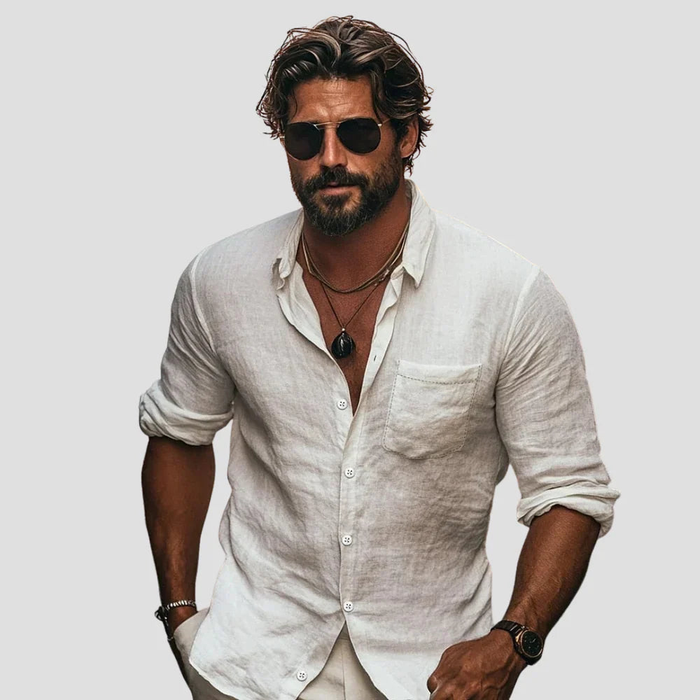 Nurozis | Refined Linen Casual Shirt