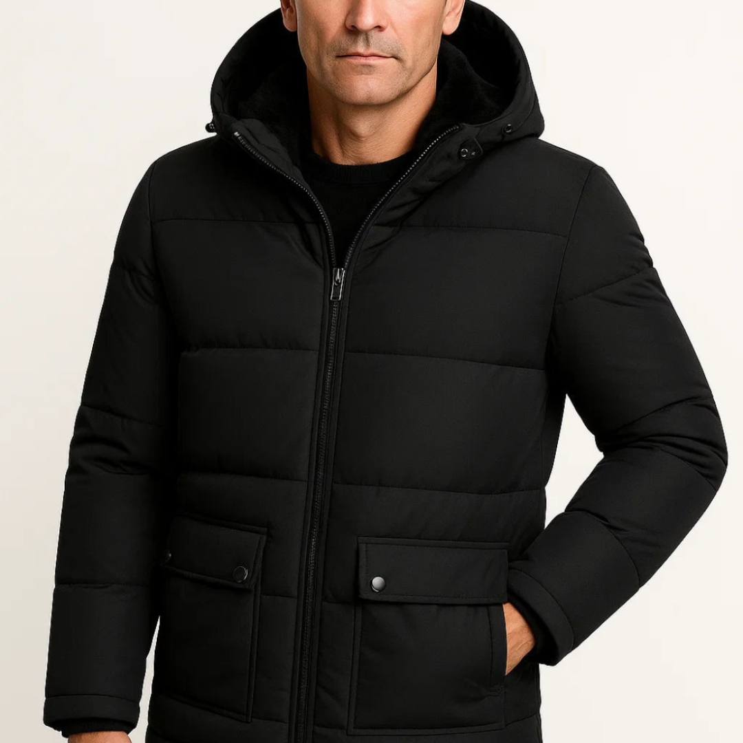 Men’s Hooded Puffer Coat | Trendy