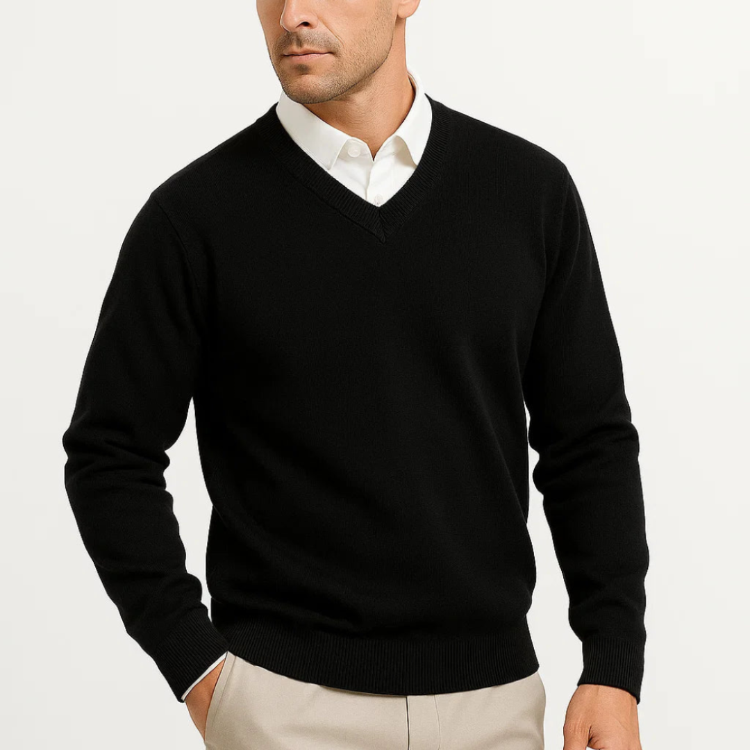 Men’s V-Neck Sweater | Classic