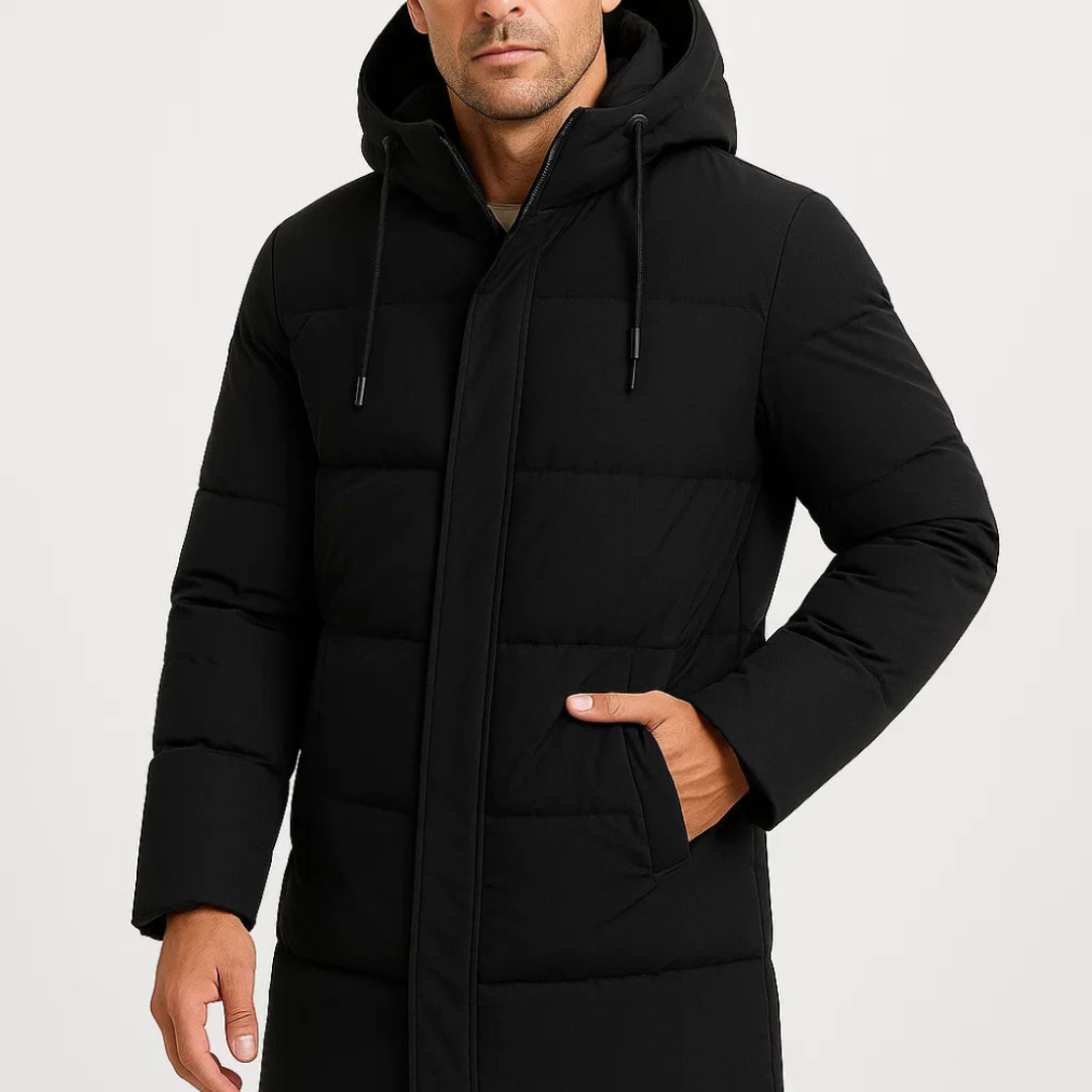 Men’s Hooded Insulated Coat | Modern