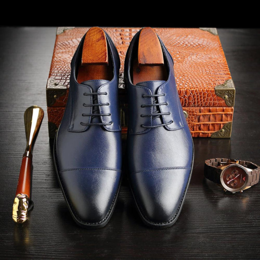 Men’s Classic Oxford Shoes | Sleek Cap-Toe Dress Footwear