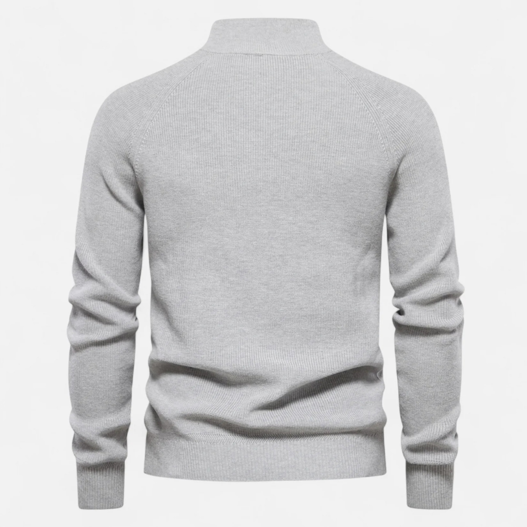 Men’s Quarter-Zip Sweater | Stylish