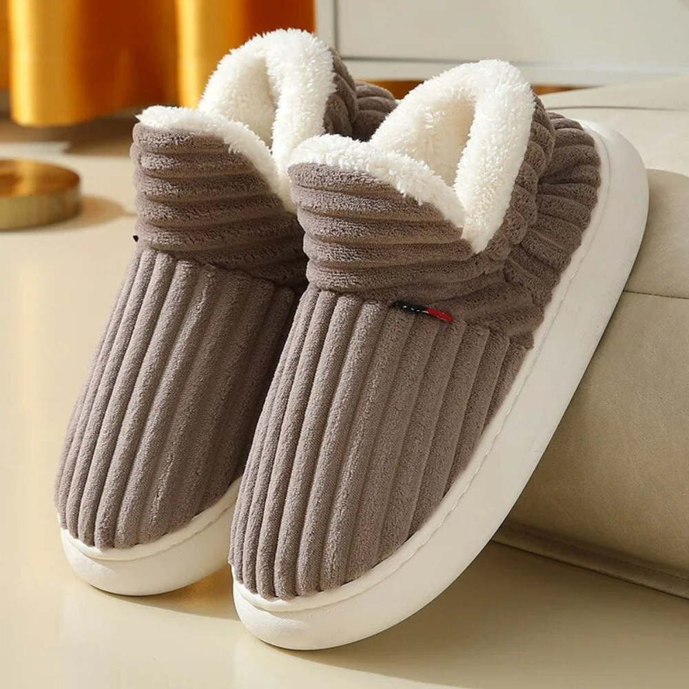 Women's Fur Lined Slippers | Warm