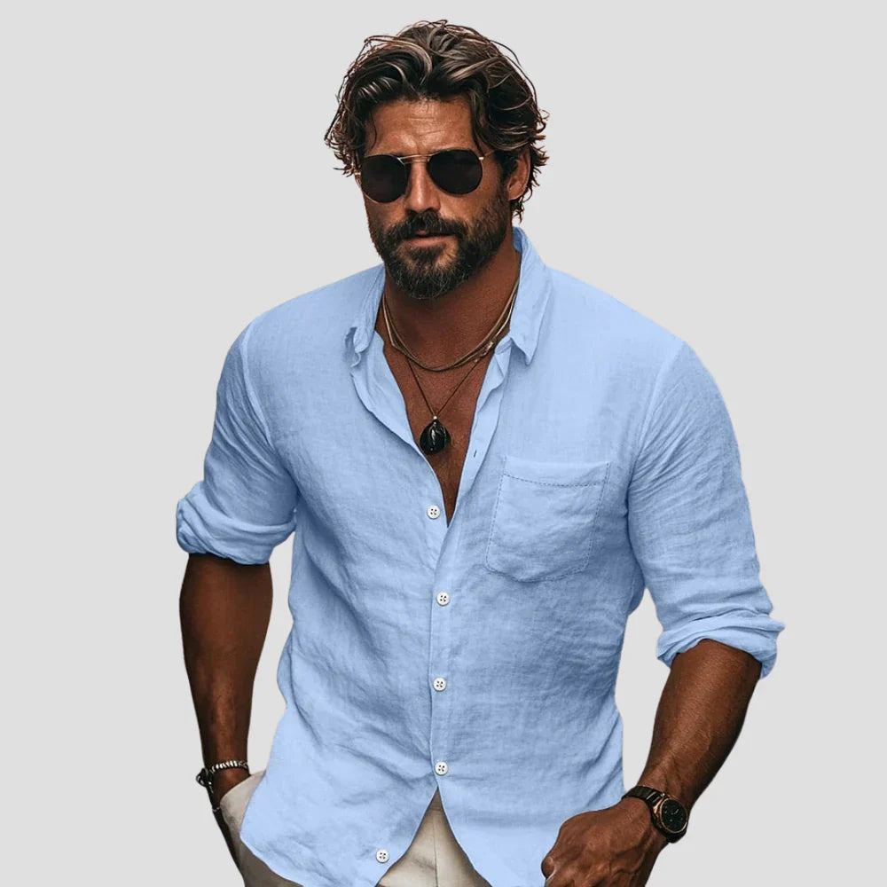 Nurozis | Refined Linen Casual Shirt