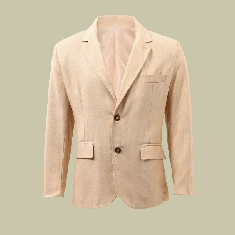 Herenmode Notch Lapel Twee Knopen Casual Blazer