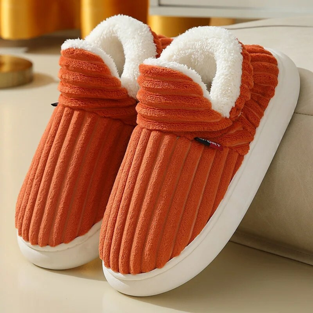Women's Fur Lined Slippers | Warm