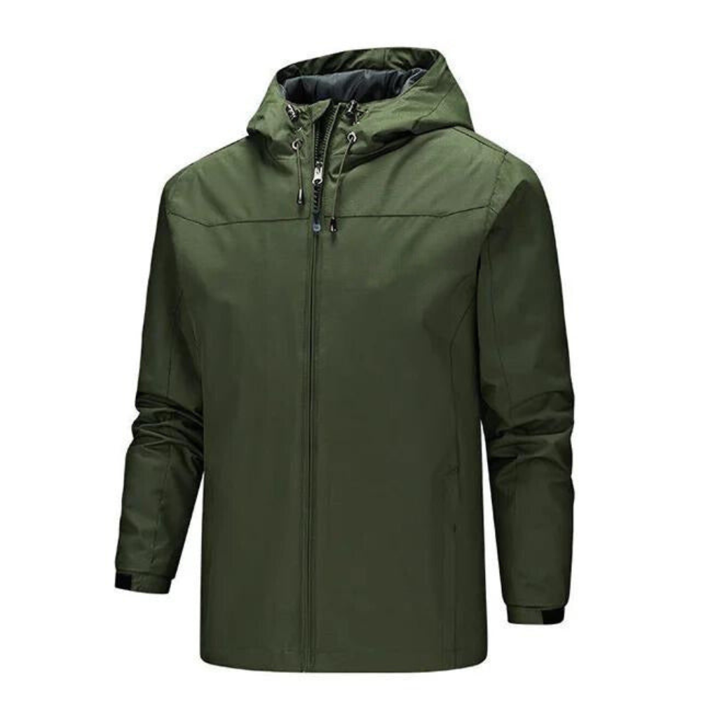 Men's Waterproof Hooded Jacket | Warm