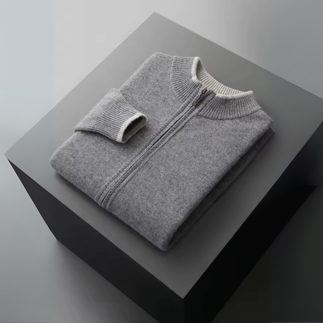 Nurozis | Men’s Merino Zip Cardigan