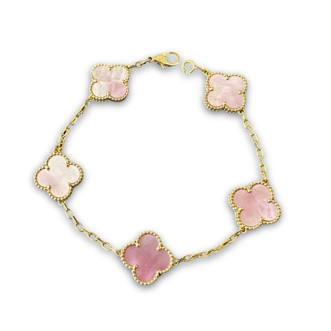 Nurozis | Pink Clover Bracelet