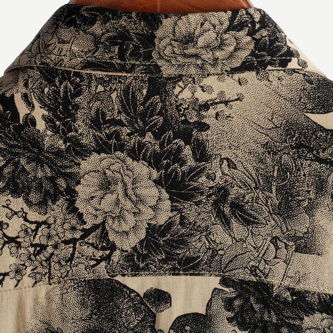 Thomas| Heren Vintage Overhemd| Korte Mouwen