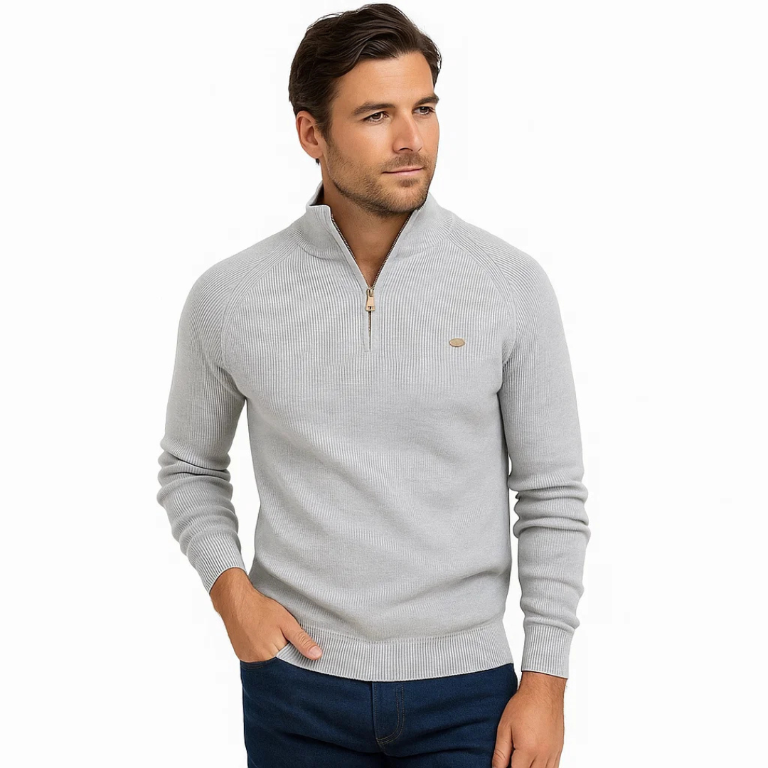 Men’s Quarter-Zip Sweater | Stylish