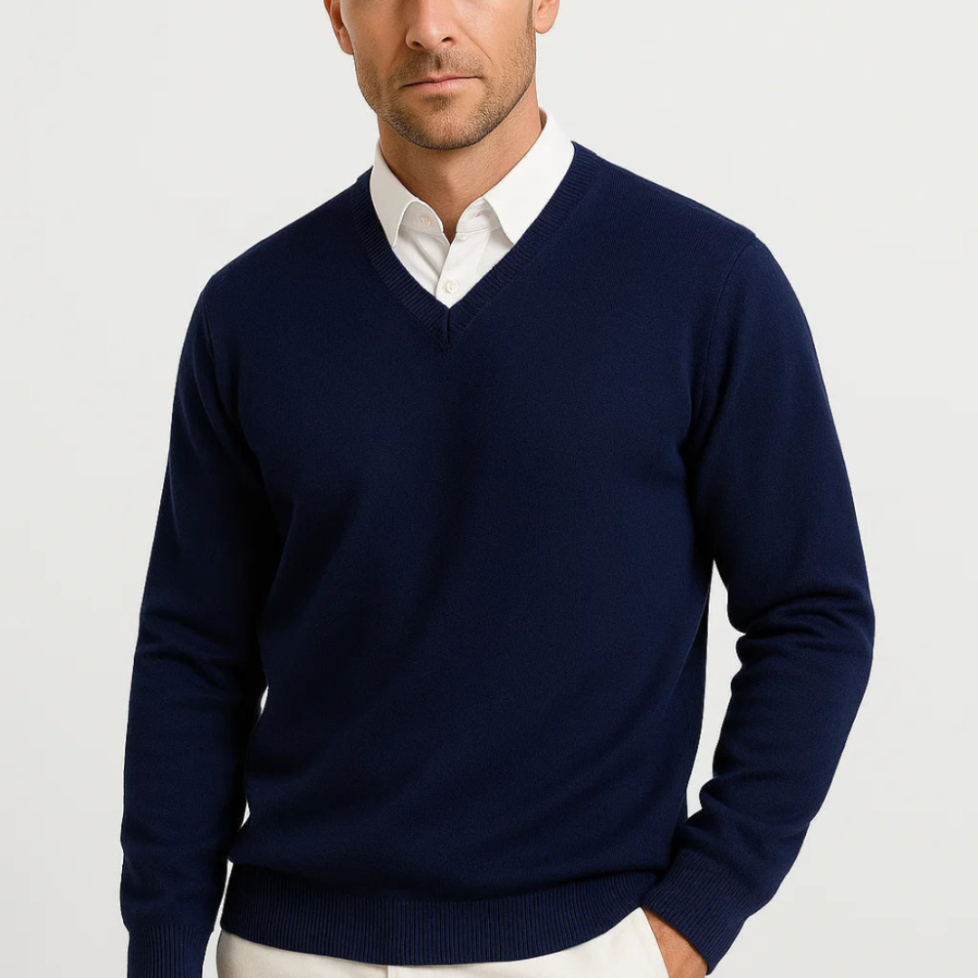 Men’s V-Neck Sweater | Classic