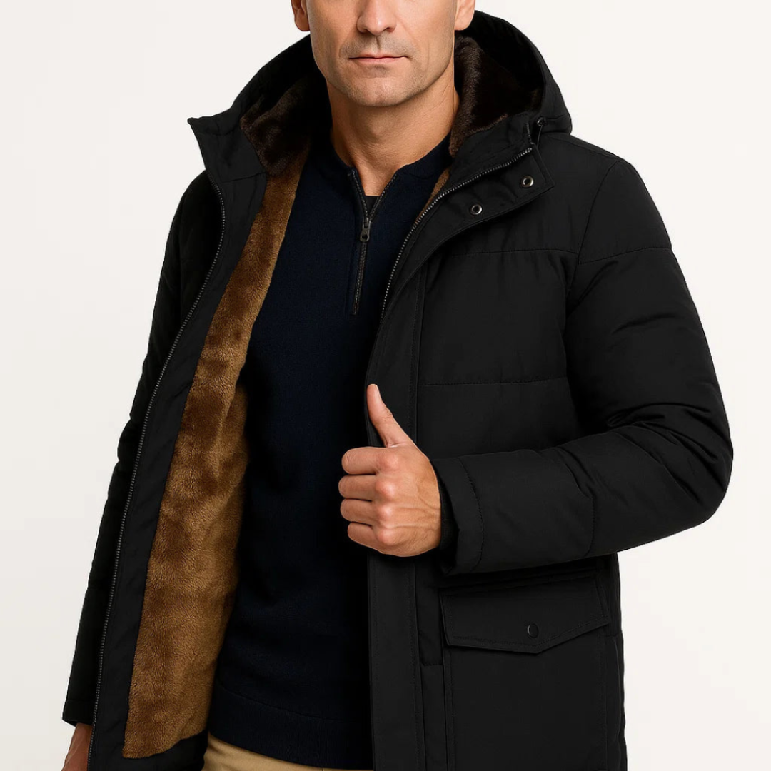 Men’s Hooded Puffer Coat | Trendy