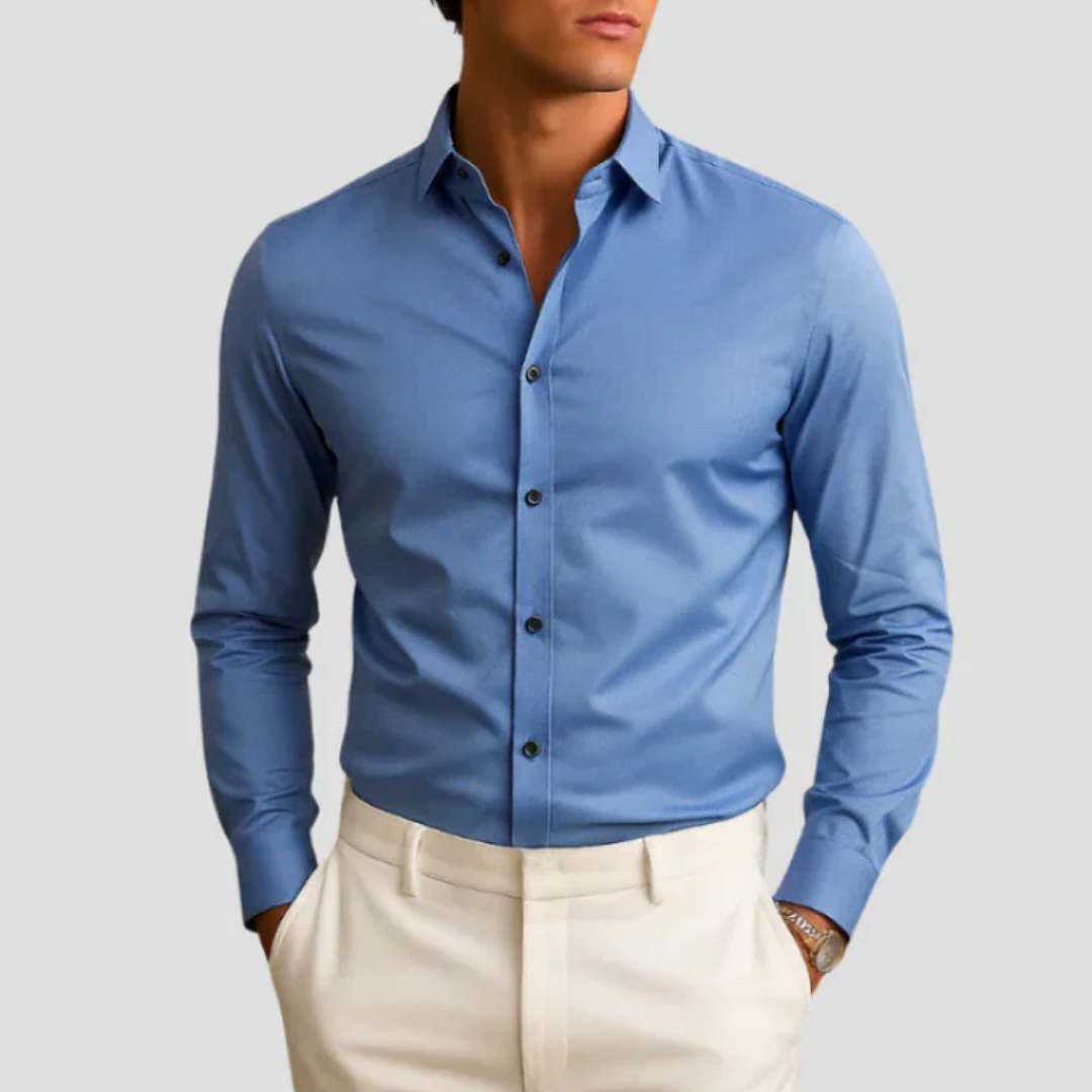Nurozis | Fitted Contrast Shirt