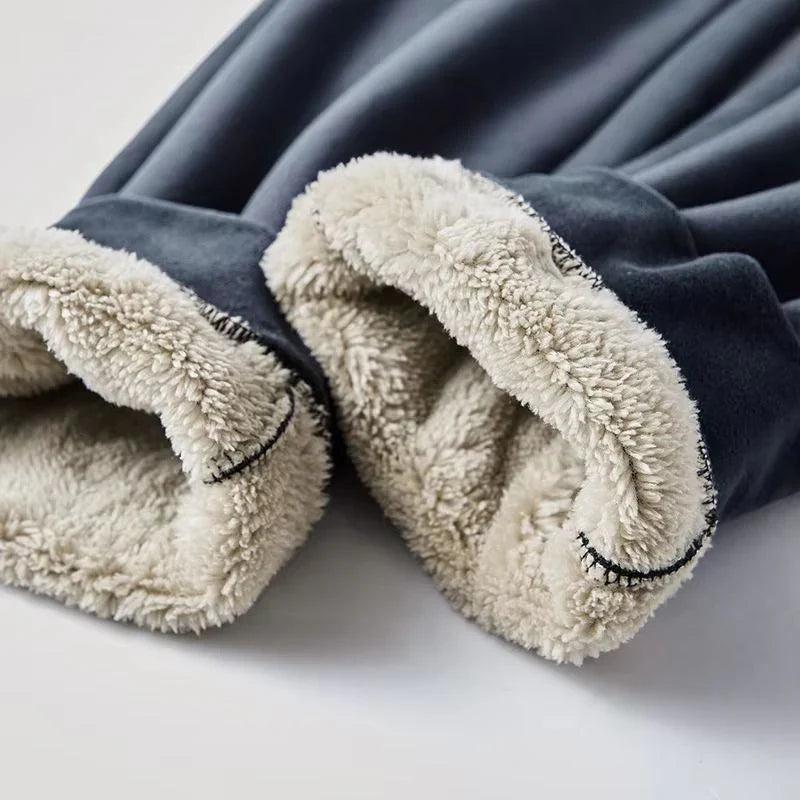 Men’s Fleece-Lined Hoodie Set | Warm