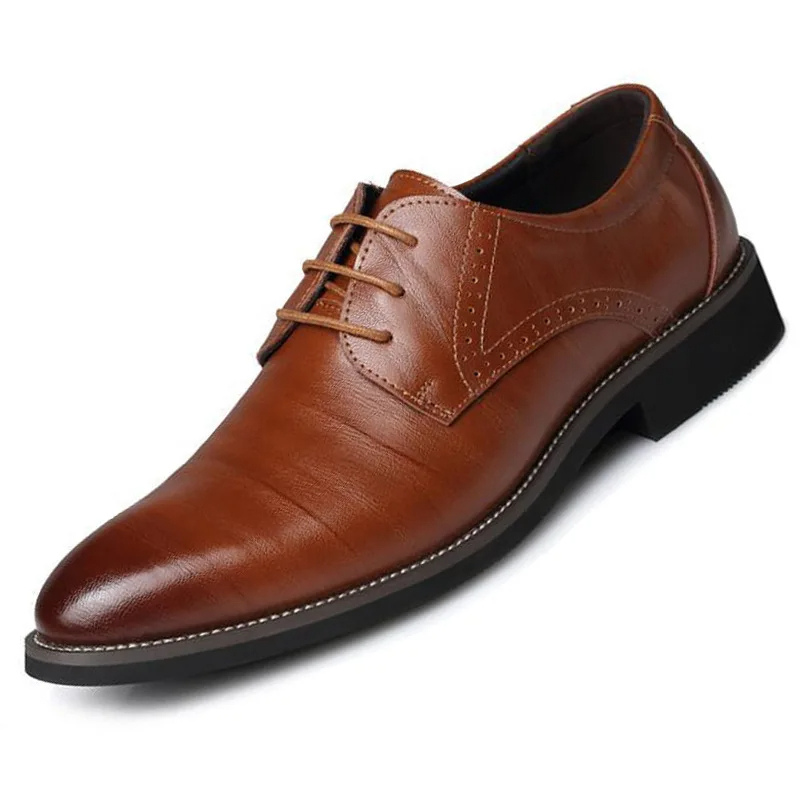 Smart Vegan Leather Oxford Shoes