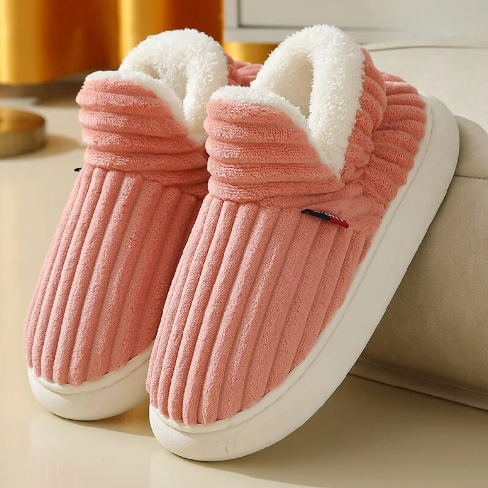 Women's Fur Lined Slippers | Warm