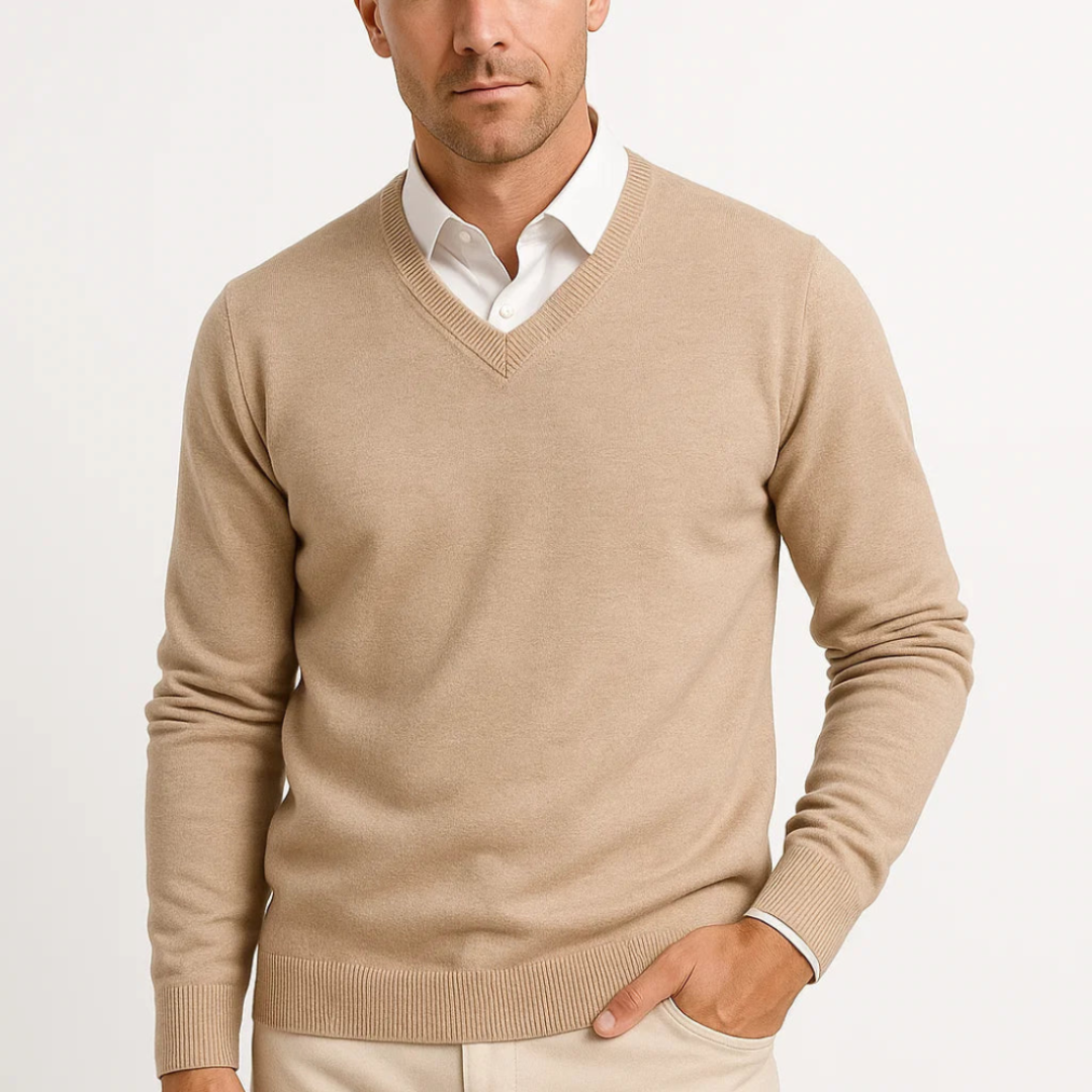 Men’s V-Neck Sweater | Classic