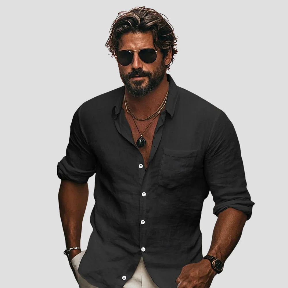 Nurozis | Refined Linen Casual Shirt