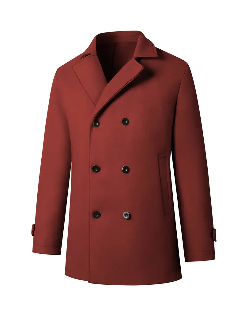 Old Money Elegante Trenchcoat Voor Heren