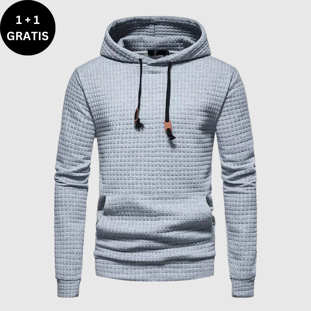 Lucas | Geribbelde Hoodie | Stijlvol en Minimalistisch | Herfst Essential