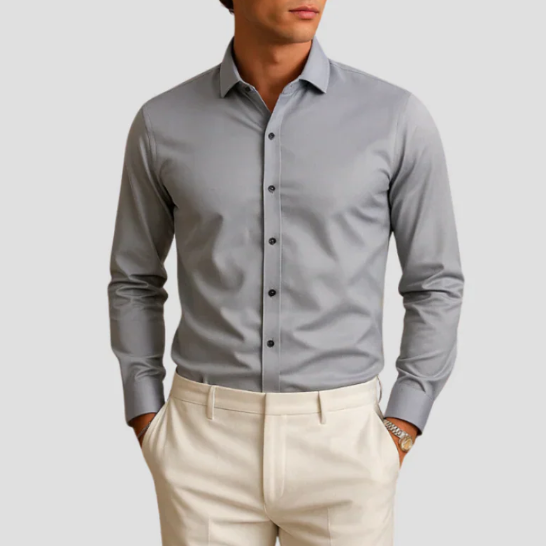 Nurozis | Fitted Contrast Shirt
