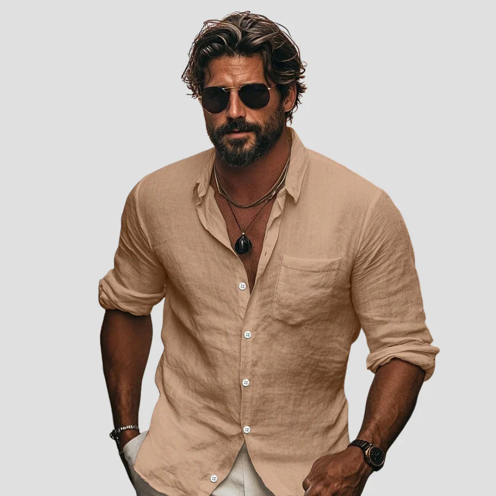 Nurozis | Refined Linen Casual Shirt