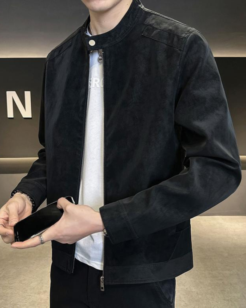 Nurozis | Suede-Look Jacket