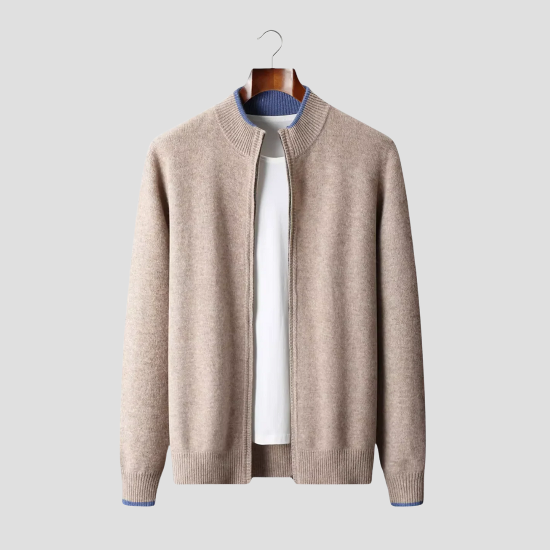 Nurozis | Men’s Merino Zip Cardigan
