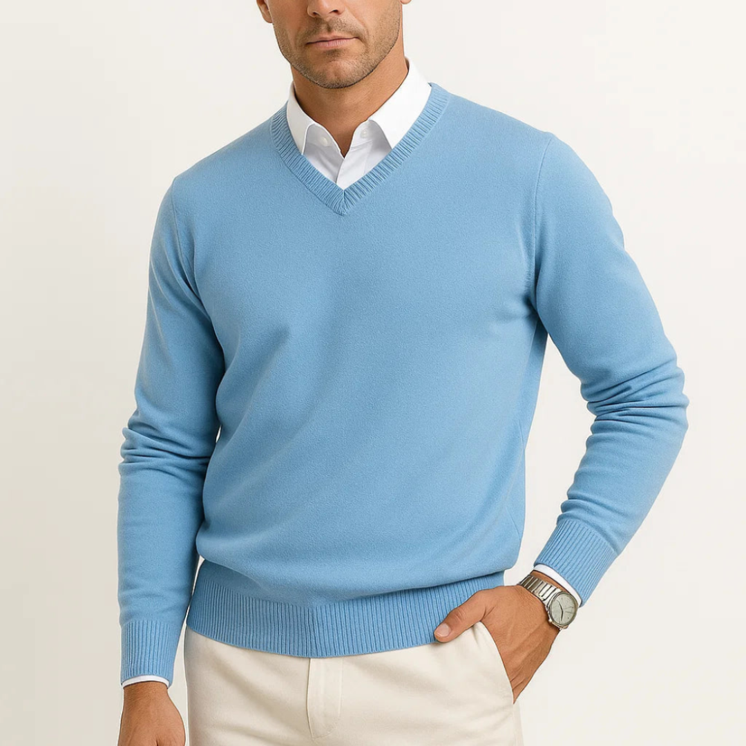 Men’s V-Neck Sweater | Classic