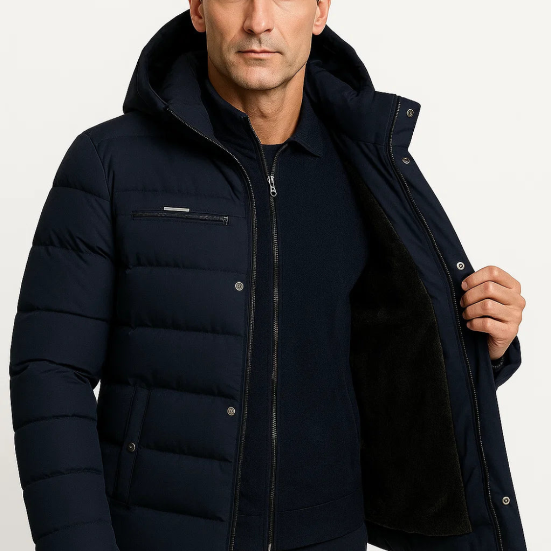 Men’s Hooded Puffer Coat | Trendy