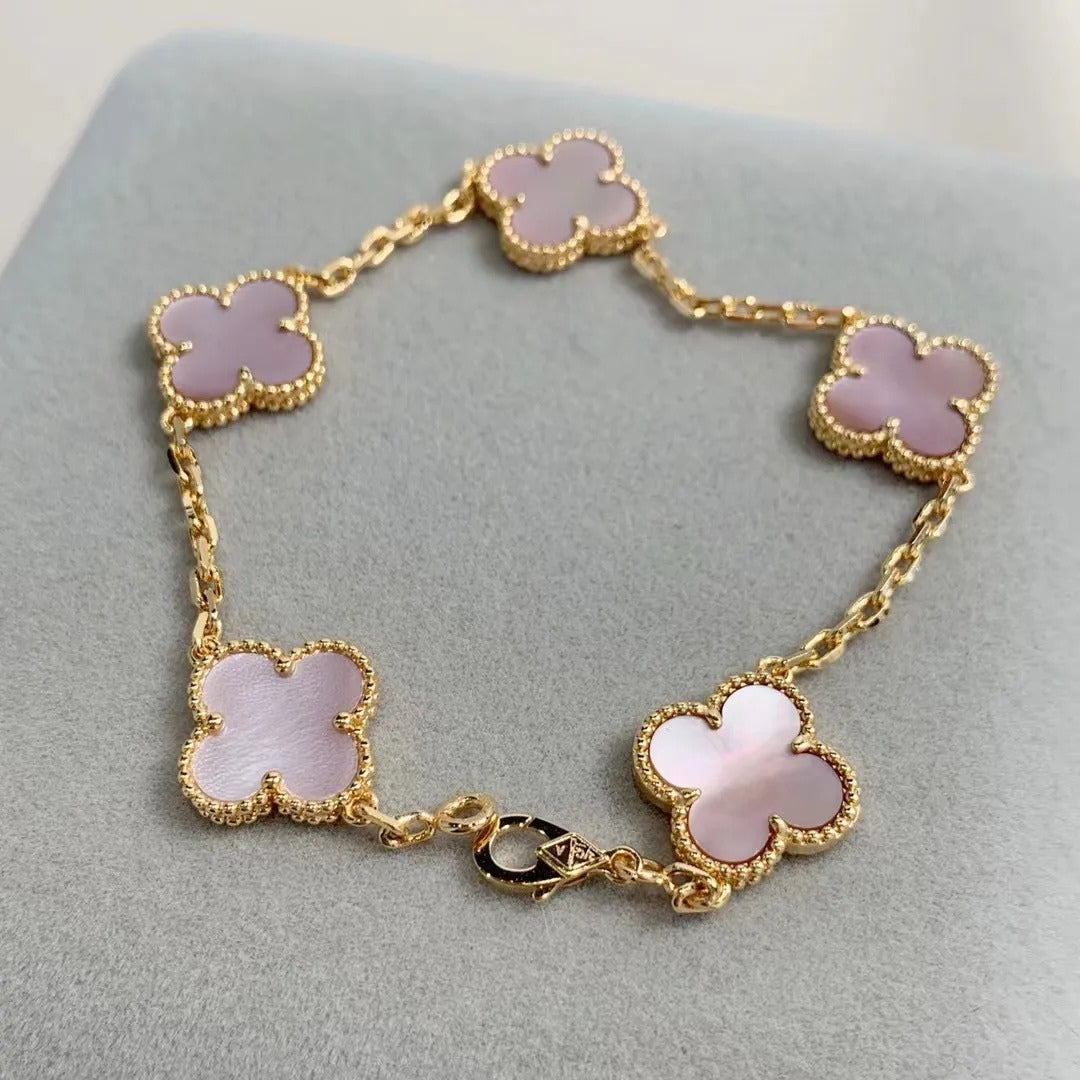 Nurozis | Pink Clover Bracelet