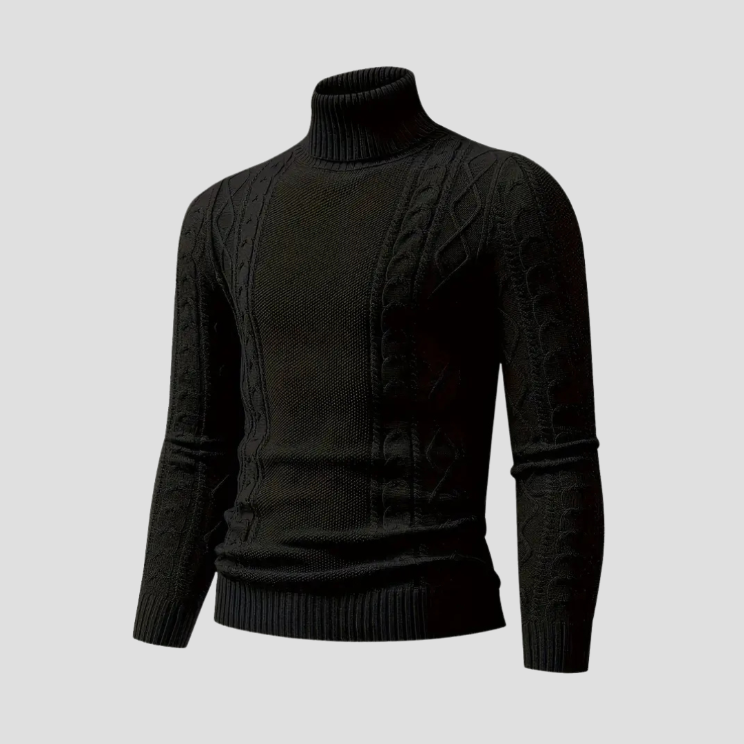 Nurozis | Knitted Turtleneck Sweater