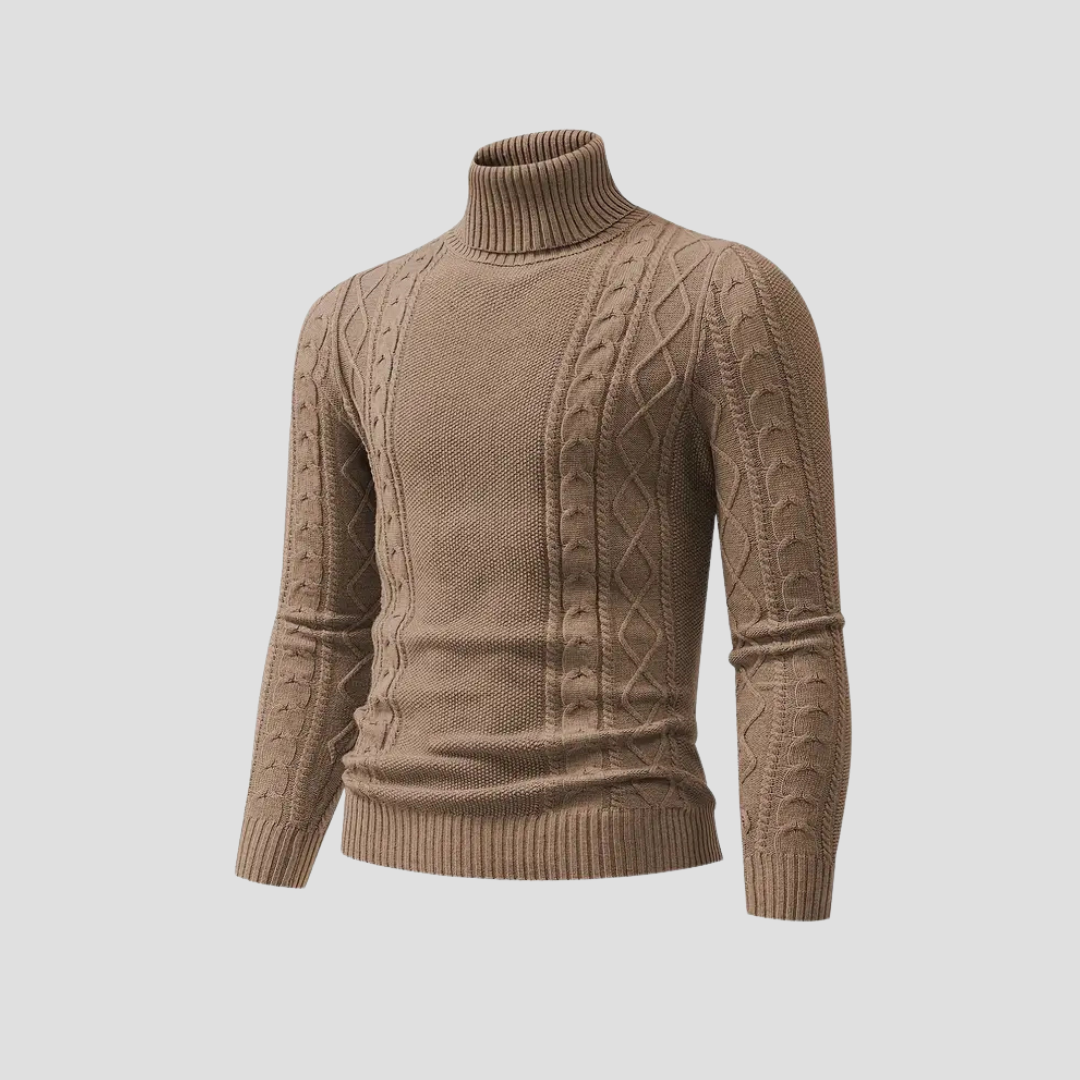 Nurozis | Knitted Turtleneck Sweater